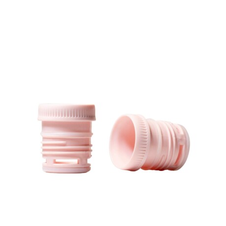 Tapón cebador hueco antiderrame para termo brio Rosa
