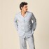 Pijama Algodón Pijama Algodón Celeste Lineas