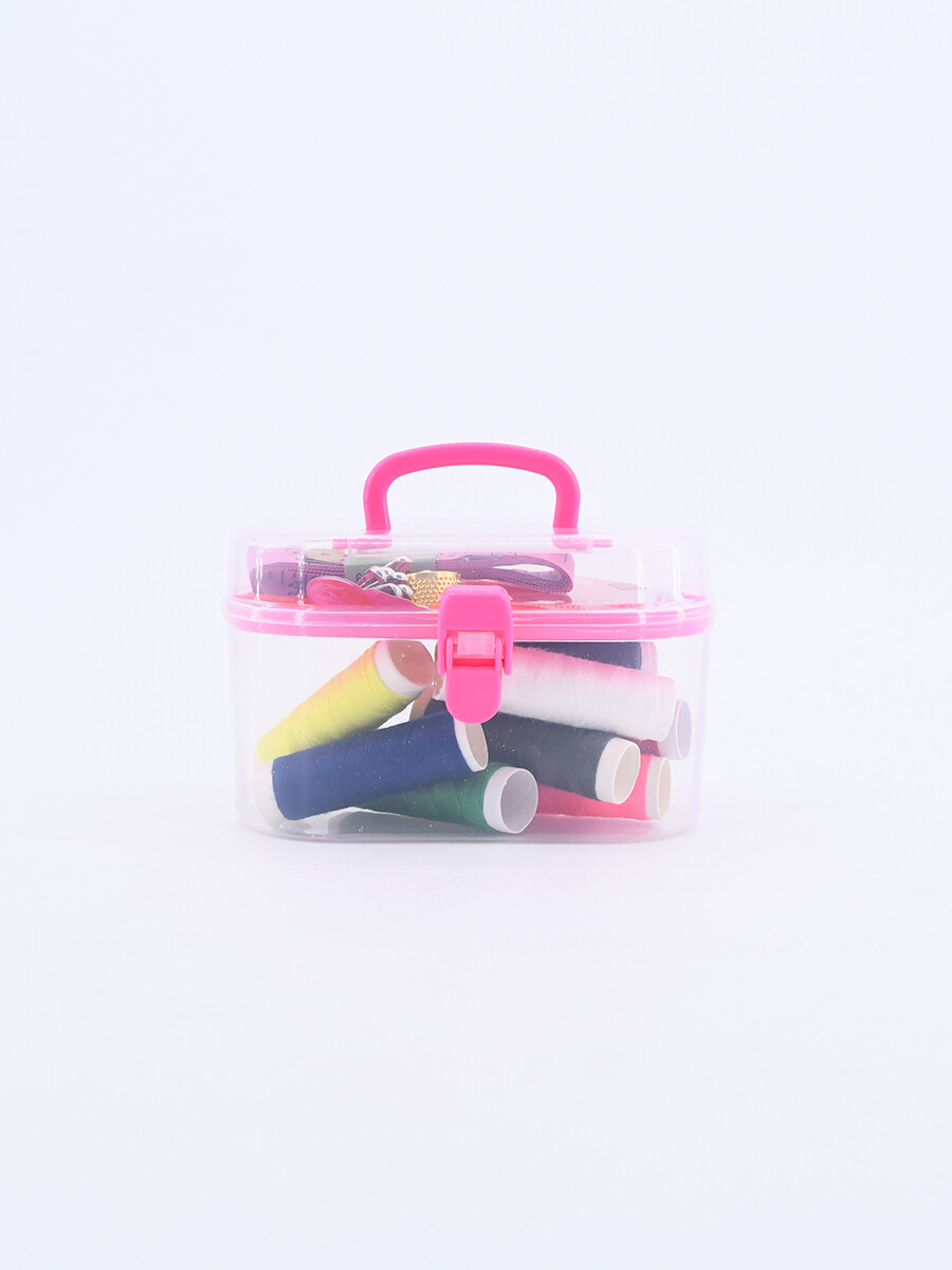 COSTUERO EN CAJITA CON TIJERA - ROSADO 