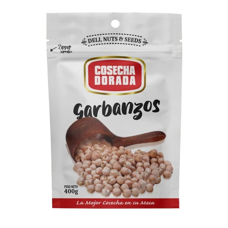 Garbanzos DoyPack 400g Cosecha Dorada Garbanzos DoyPack 400g Cosecha Dorada