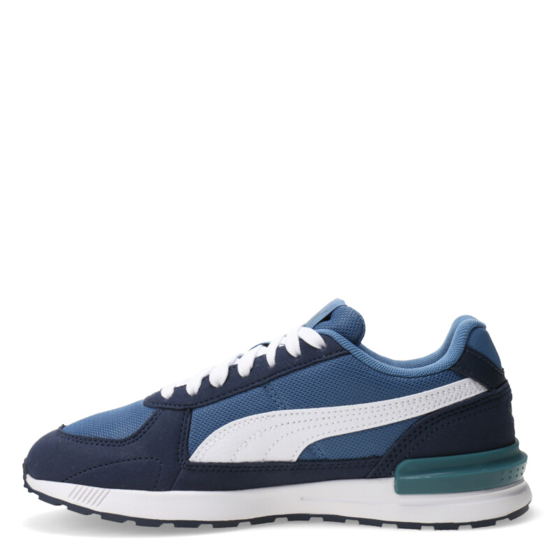 Championes de Niños Puma Graviton Azul Marino - Blanco - Verde