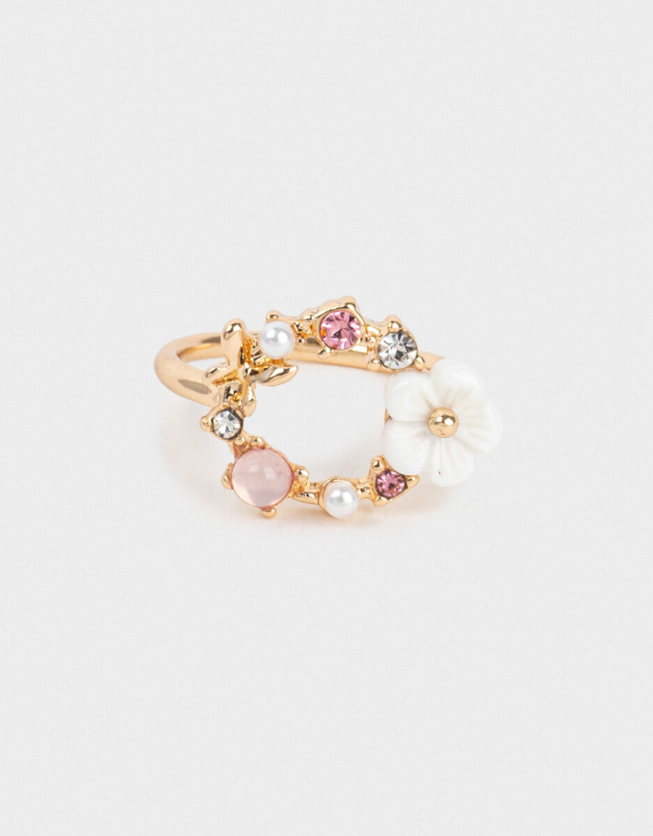 Anillos Chicos Con Flores 