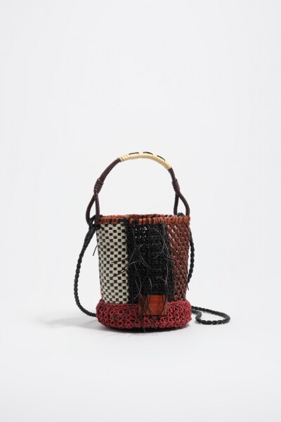 BOLSO MINI TRENZADA Rojo