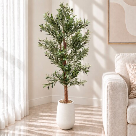 Planta Artificial con Maceta - Altura 1.90 m Planta Artificial con Maceta - Altura 1.90 m