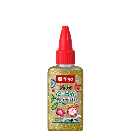 Adhesivo Filgo Glitter Dorado