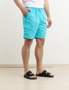 450401 SHORT HARRINGTON LABEL Turquesa