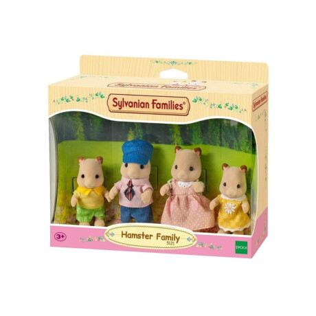 Familia de Hamster Sylvanian 3 Años