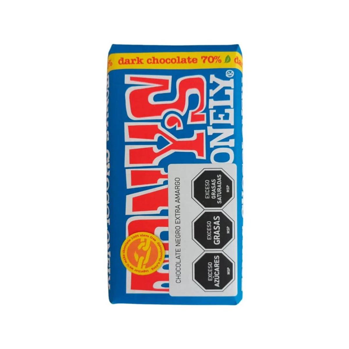 Chocolate Amargo Tonys Chocolonely - 180 Grs 
