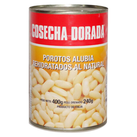 POROTOS ALUBIA LATA 300G COSECHA DORADA POROTOS ALUBIA LATA 300G COSECHA DORADA