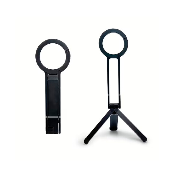 Soporte trípode para celular magnético plegable color negro Soporte Trípode Para Celular Magnético Plegable Color Negro
