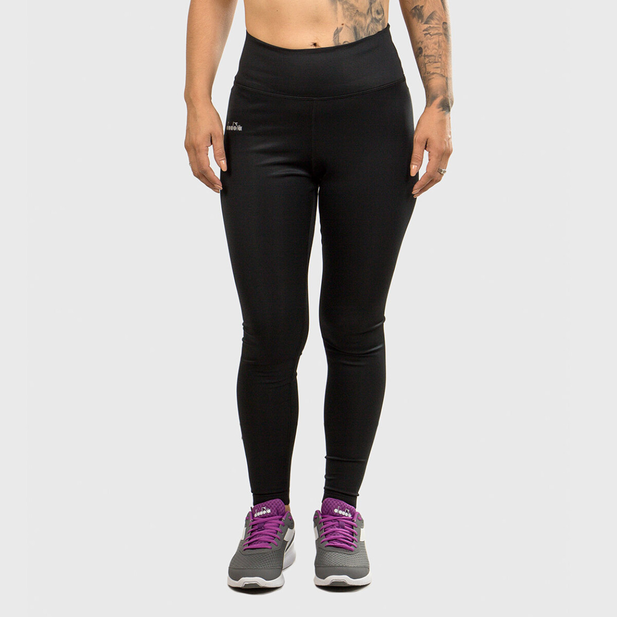 Diadora Dama Sport Pantalon Ladies Dry Fit Tight -black - Negro 