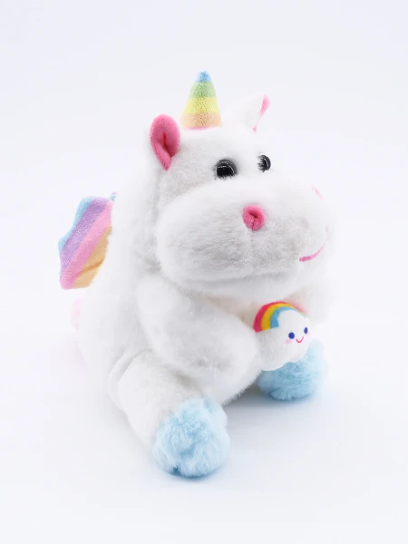 UNICORNIO MULTICOLOR BLANCO