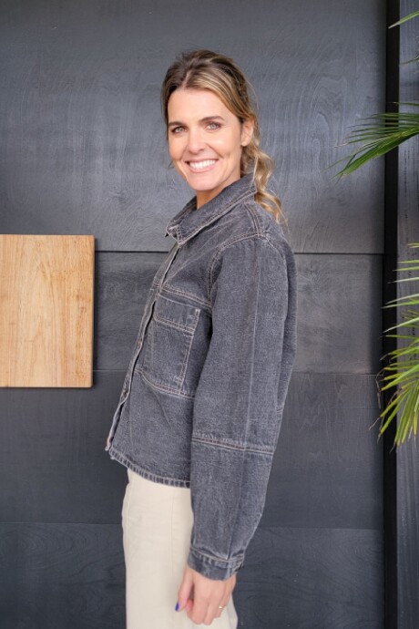 Sobrecamisa Brooklyn Denim Negro Picado