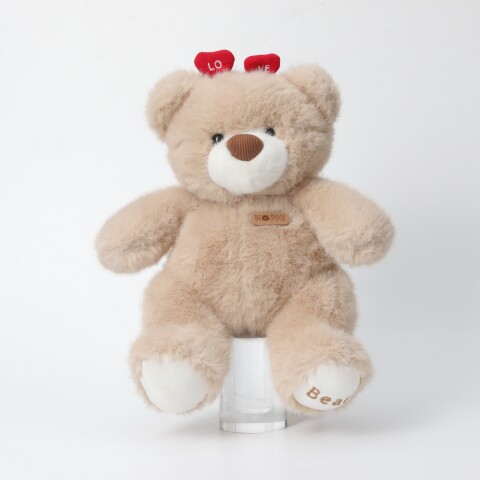 JUGUETE DE PELUCHE (CONEJO DE CORAZÓN AMOROSO EN POSICIÓN SENTADA/MARRÓN) JUGUETE DE PELUCHE (CONEJO DE CORAZÓN AMOROSO EN POSICIÓN SENTADA/MARRÓN)