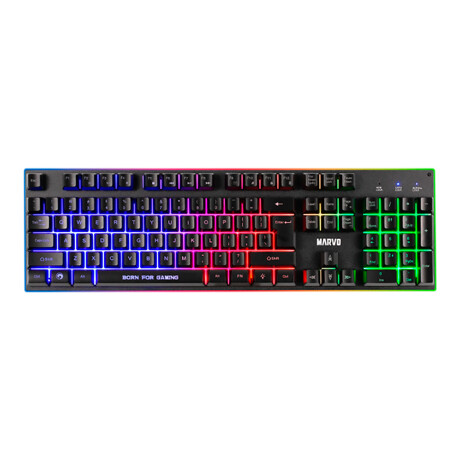 Combo Gaming Marvo Mousepad Mouse Teclado Auriculares 001