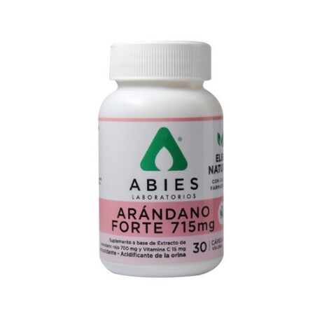 Arándano Forte Abies 715mg 30 Cápsulas Arándano Forte Abies 715mg 30 Cápsulas
