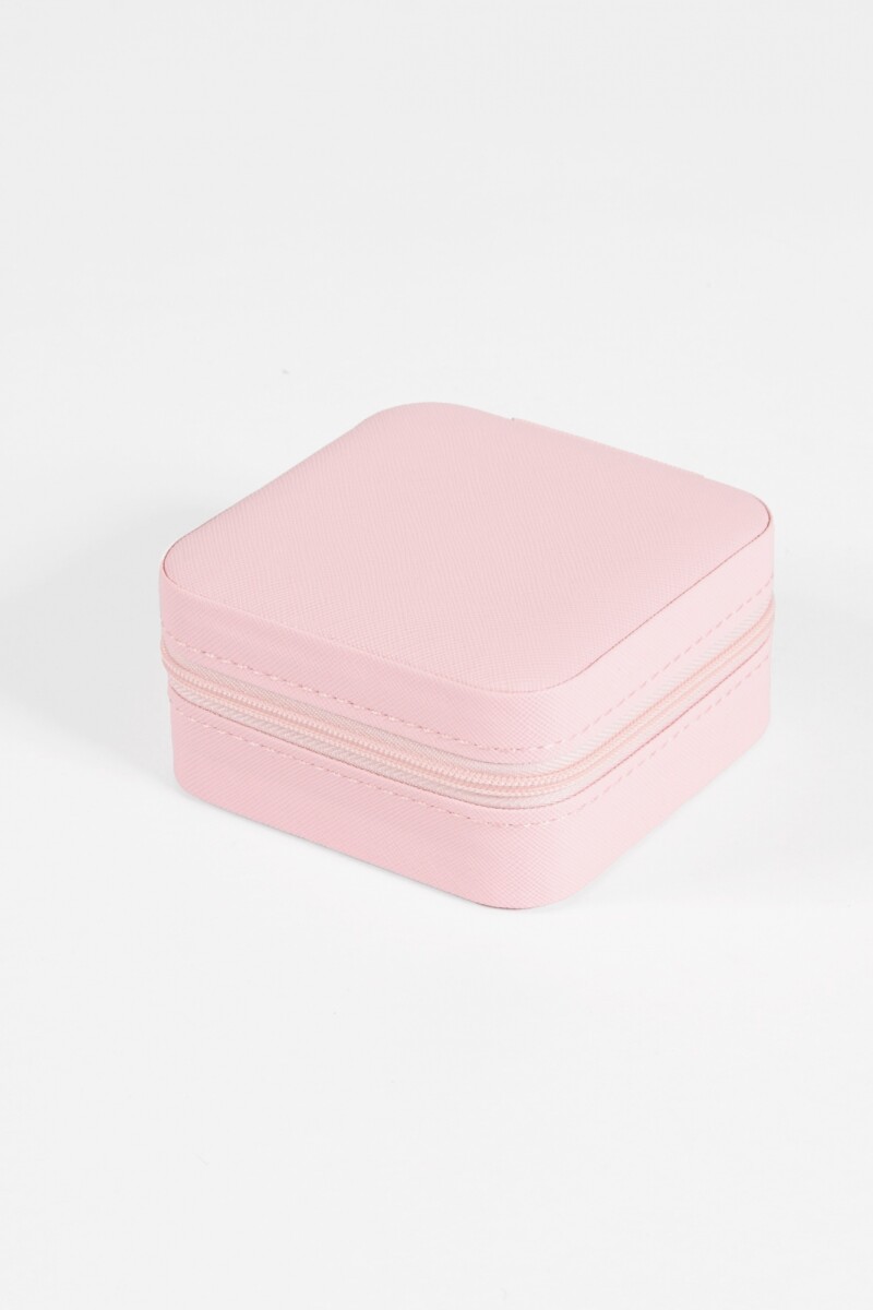 Alhajero organizador cuadrado rosa