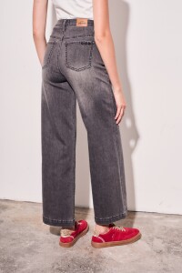 Jean Wide Denim Gris