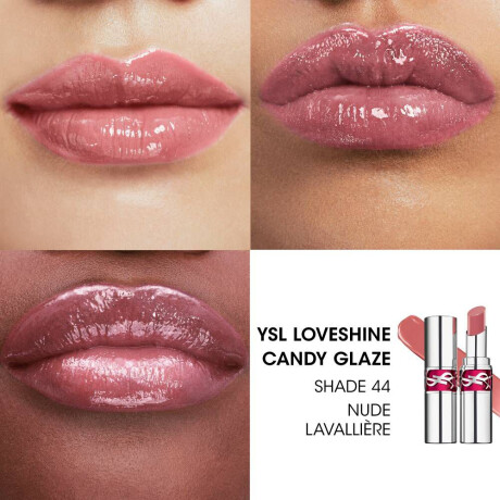 Labial YSL Loveshine Candy Glaze N°44 Nude Lavallière Labial YSL Loveshine Candy Glaze N°44 Nude Lavallière
