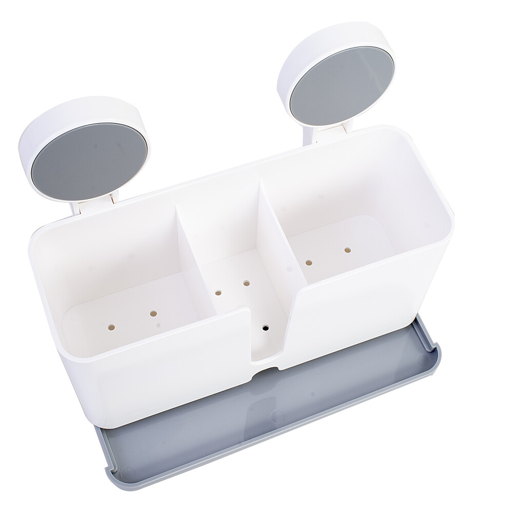 PORTA CEPILLOS POLIPROPILENO BLANCO BAÑO
