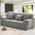 Cubre Sofa Elastico Elastizado Funda 4 Cuerpo Plaza Variante Color Gris Claro