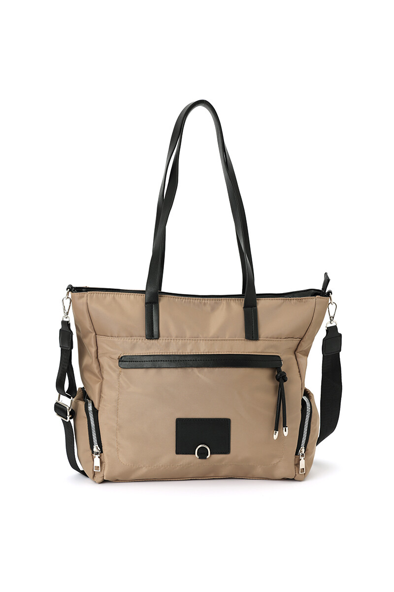 Bolso shopper - Beige 