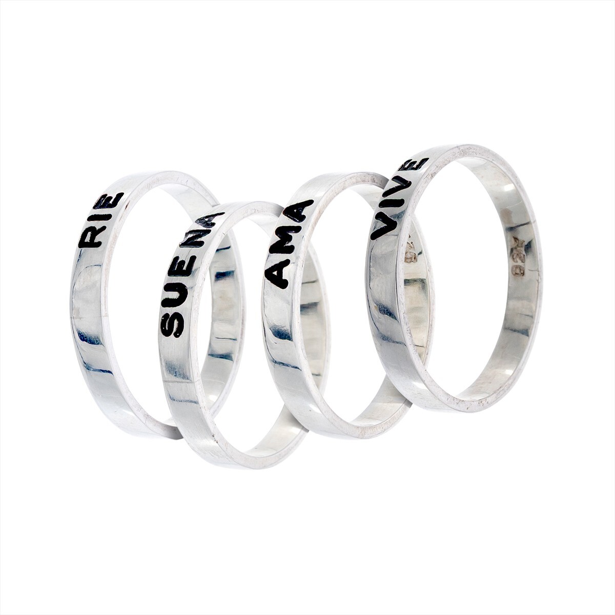 Anillo de plata 925, ESPIRAL 