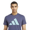 Remera Adidas Essentials Feelready Logo Azul