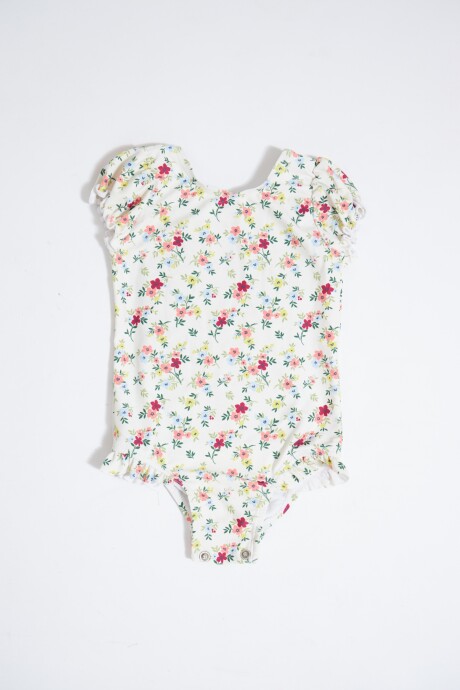 Traje de ba�o Blancanieves Floral