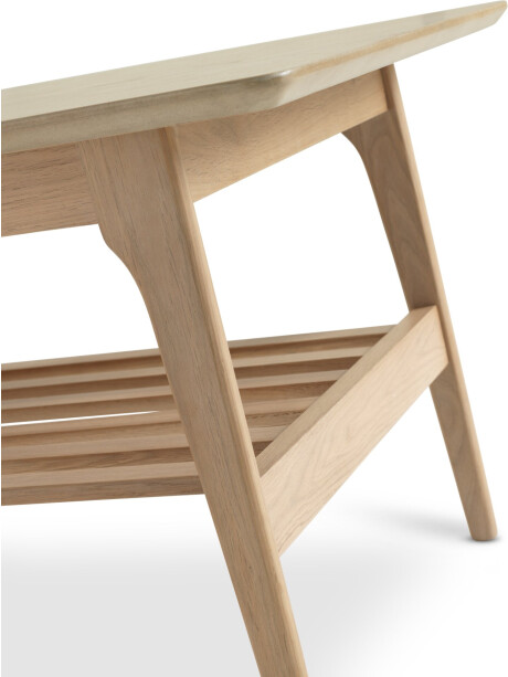 Mesa de centro KALBY 60x120 roble claro Mesa de centro KALBY 60x120 roble claro