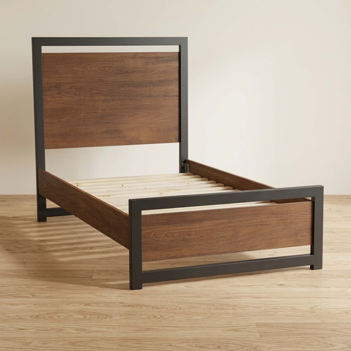 CAMA - 1 1/2 PLAZA MADERA MARRON WILLOW 