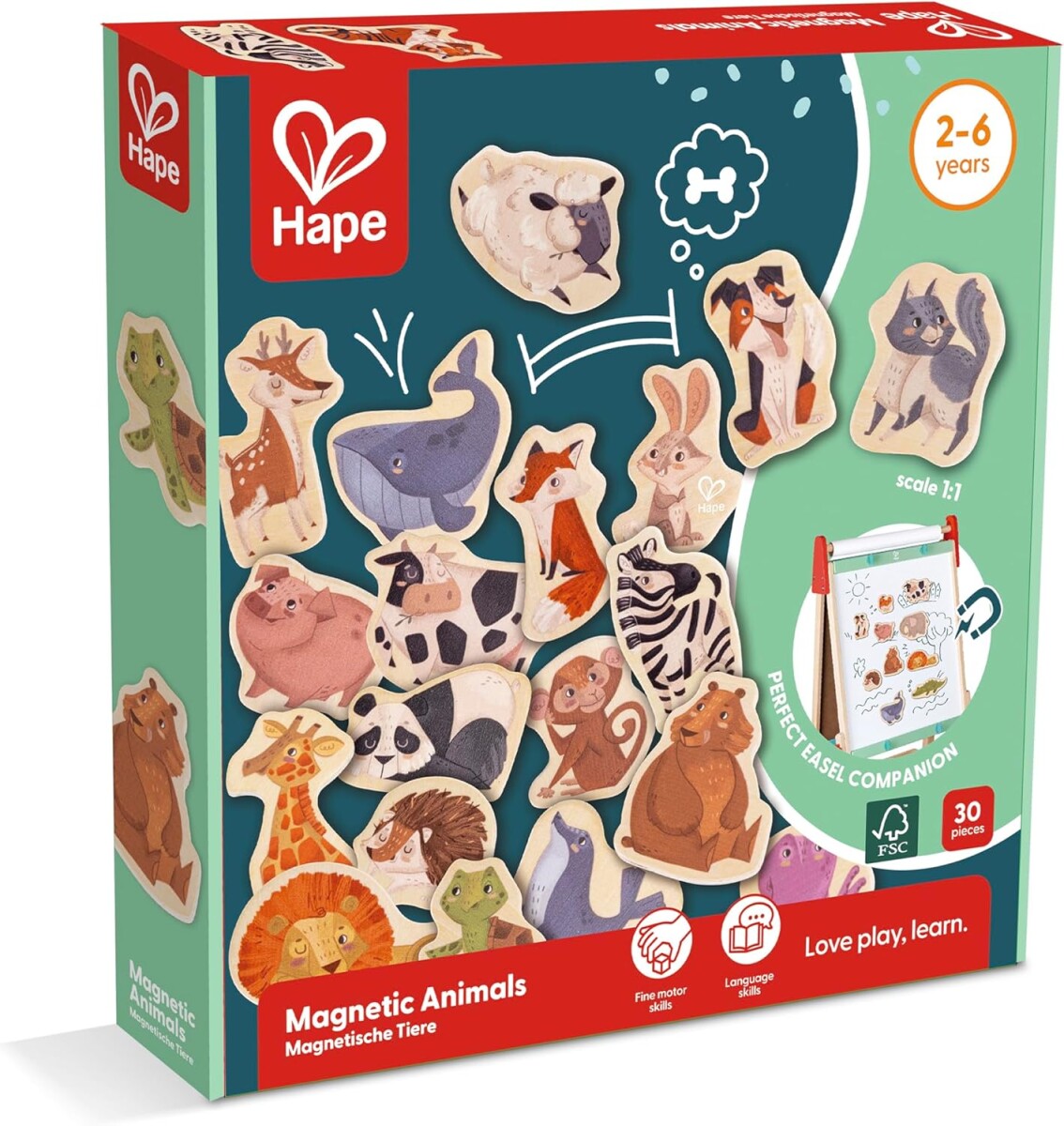 Set imanes HAPE animales 