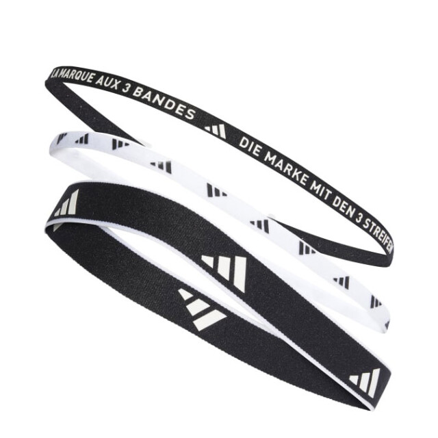 Vincha deportiva Adidas Negro - Blanco