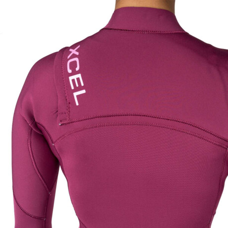 Traje Xcel Womens Comp 3/2 mm Full Wetsuit Chest Zip Púrpura