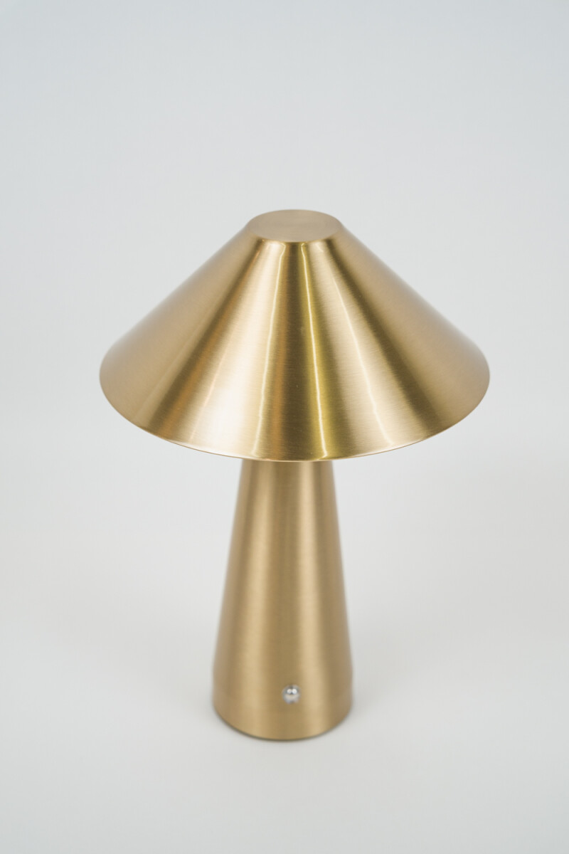 Lampara De Mesa Luthan, Touch Usb - Dorado 