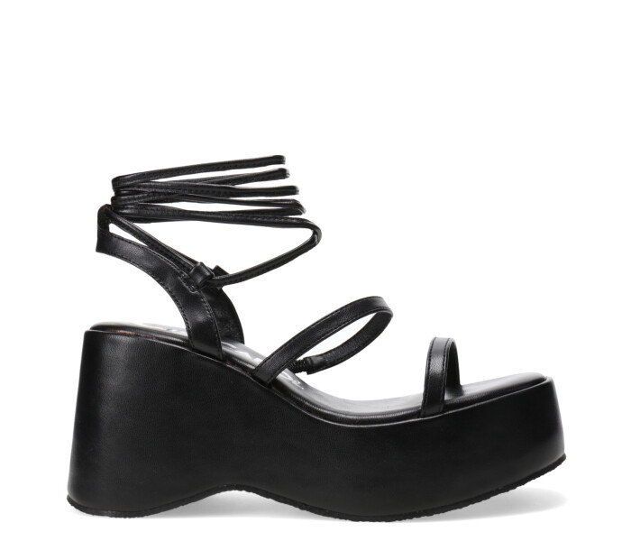 Sandalia LYNDON con tiras y plataforma Black