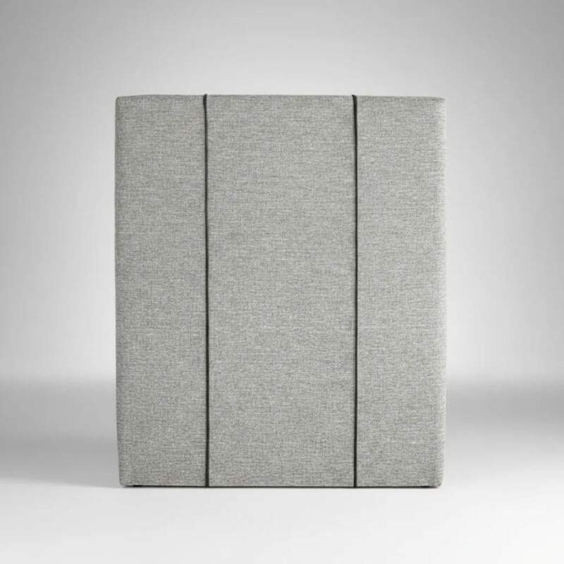 Respaldo de sommier 1 plaza - Color gris con puntitos negros y blancos Respaldo de sommier 1 plaza - Color gris con puntitos negros y blancos