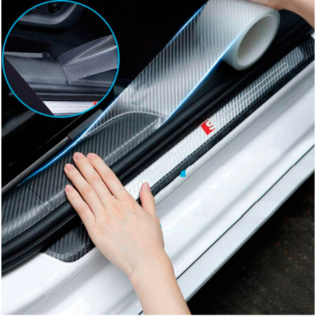 ACCESORIO EXTERIOR - CUBRE ZOCALO ADHESIVO 5CM TRANSP CARBONO X METRO - ACCESORIO EXTERIOR - CUBRE ZOCALO ADHESIVO 5CM TRANSP CARBONO X METRO -