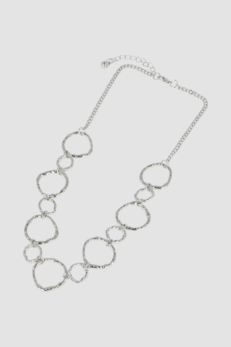 Collar maxi aros Plata