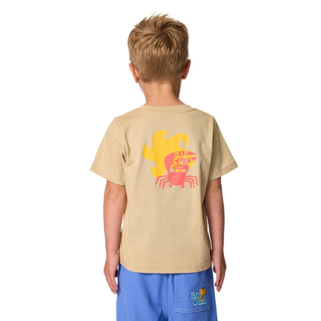 Remera Rip Curl Aots Ty Williams Art Tee Niño Beige