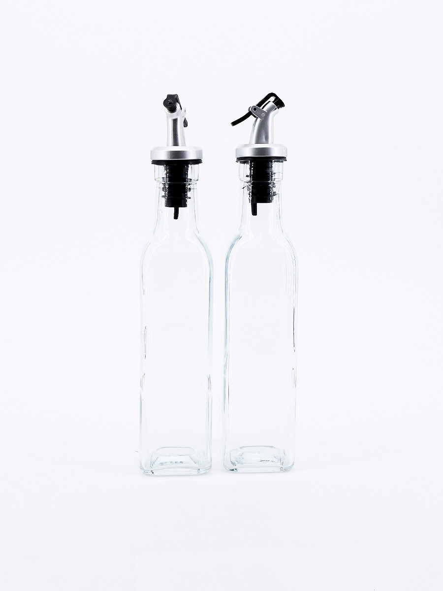 ACEITERO / VINAGRERO DE VIDRIO - TRANSPARENTE 