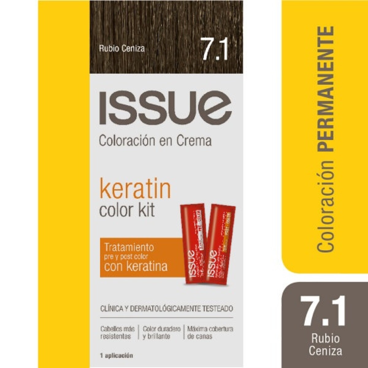 Issue Kit Keratina Coloracion N∞ 7.1 