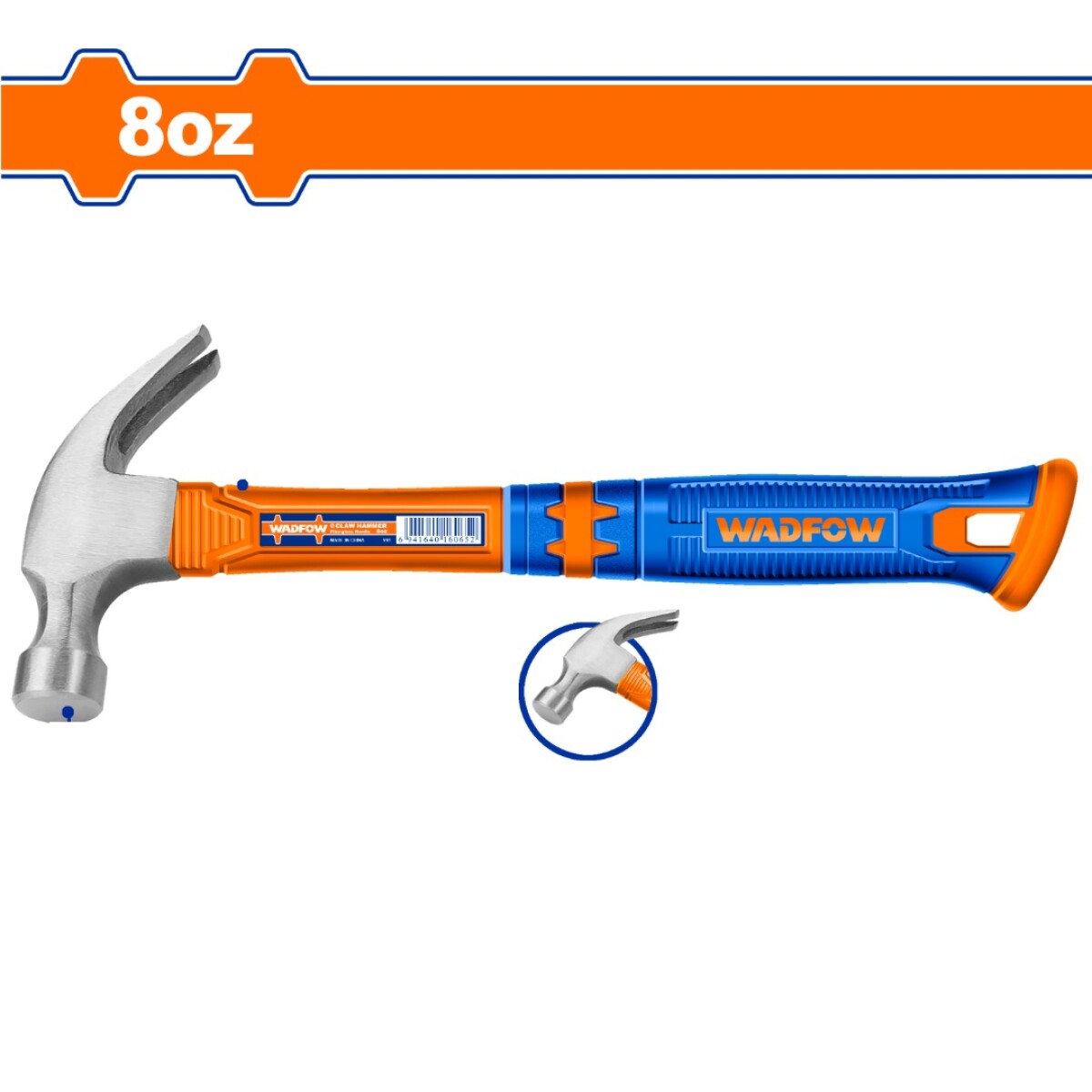 Martillo Uña Wadfow WHM3308 220G Mango De Fibra Ub 