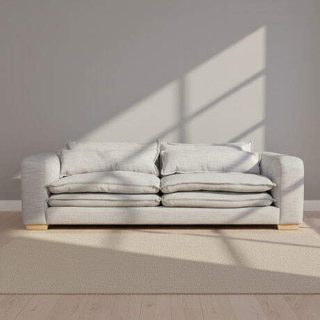 SILLÓN 3 CUERPOS TELA-PREMIUM GRIS PIAZZA