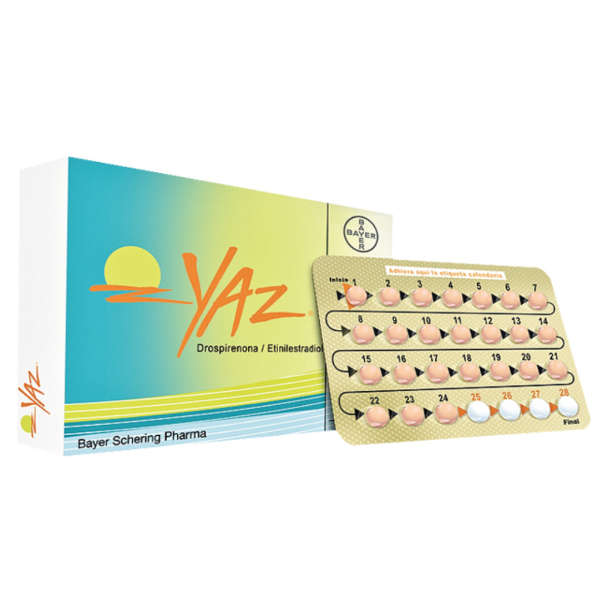 Anticonceptivo YAZ 28 comprimidos 