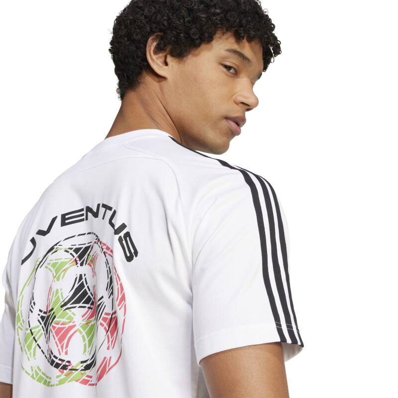 Remera de Hombre Adidas UBP Juventus Blanco - Negro