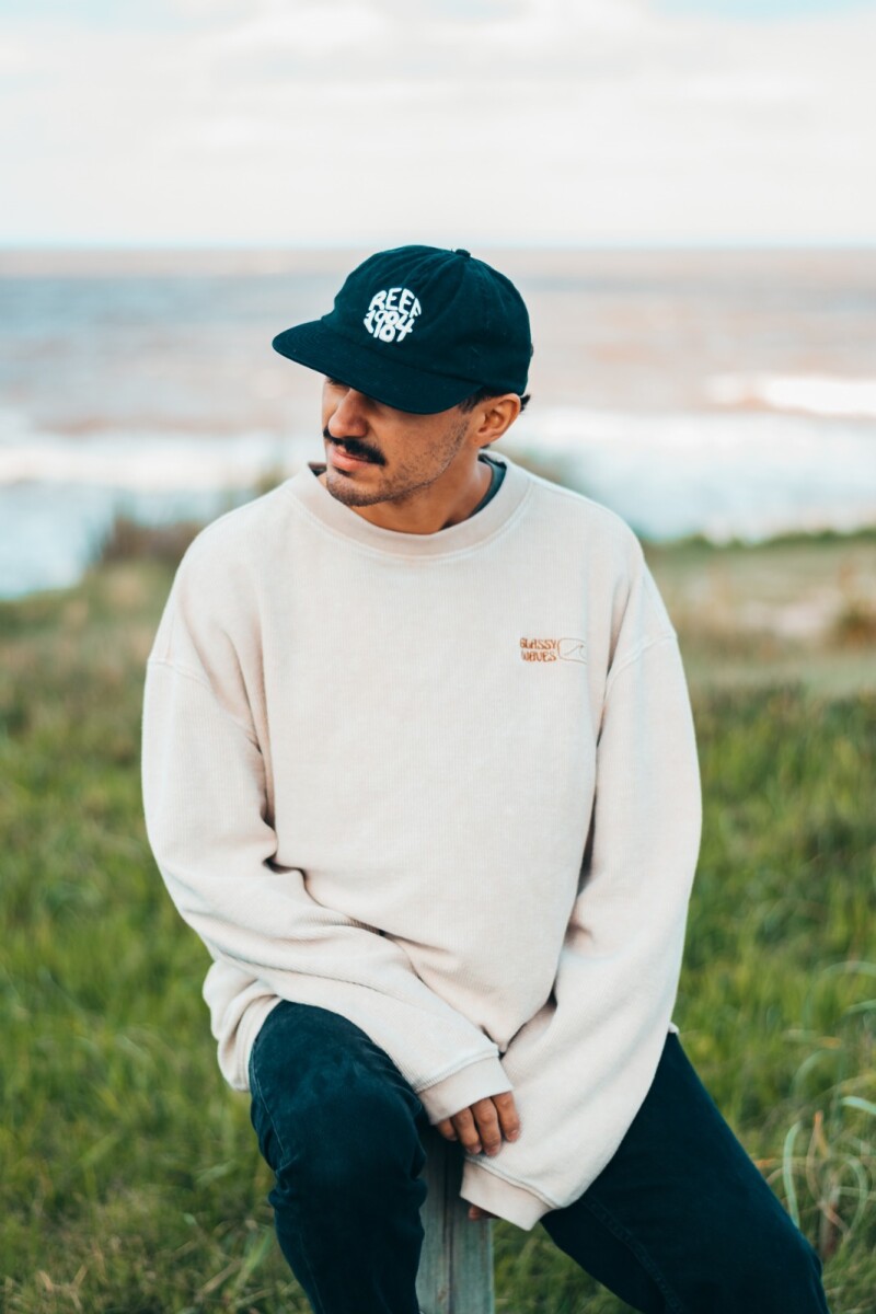 Buzo Acanalado Clásico / Crema U