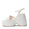 Sandalias de Mujer Miss Carol SEOUL con plataforma Blanco