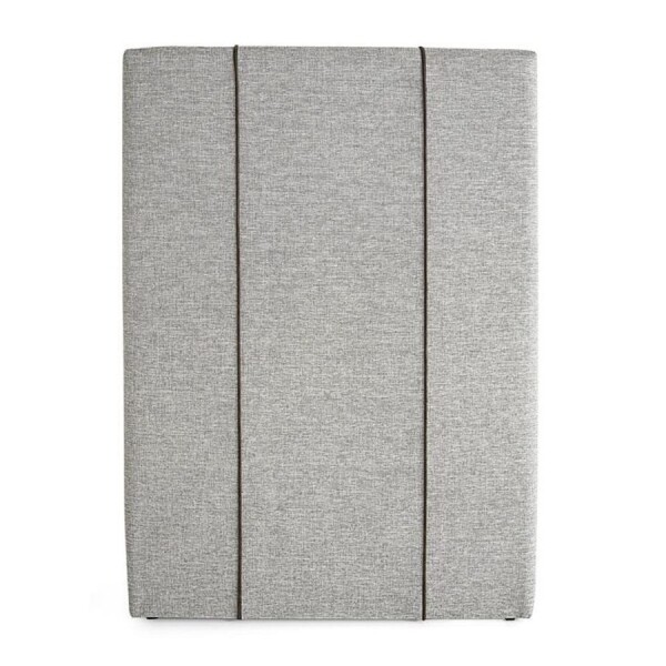 RESPALDO 1 PLAZA (0.90 MTS) - LISO TAPIZADO GRIS C/LISTON NEGRO RESPALDO 1 PLAZA (0.90 MTS) - LISO TAPIZADO GRIS C/LISTON NEGRO