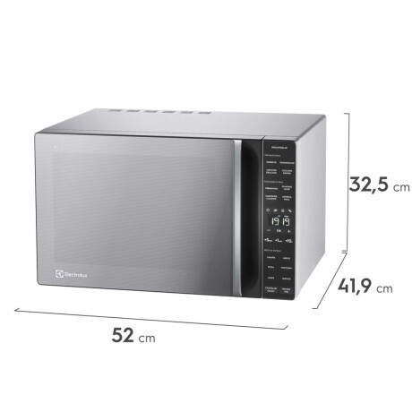 MICROONDAS ELECTROLUX 31-LITROS GRIS EMDY31S5MXM 31L